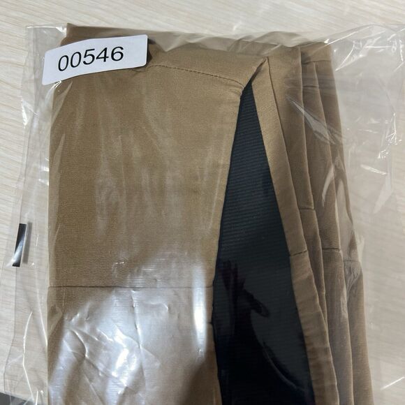 Calvin Klein Pants Womens Tan Skinny Leg Pull On Stretch Mid Rise Ankle Zip L - Picture 7 of 7